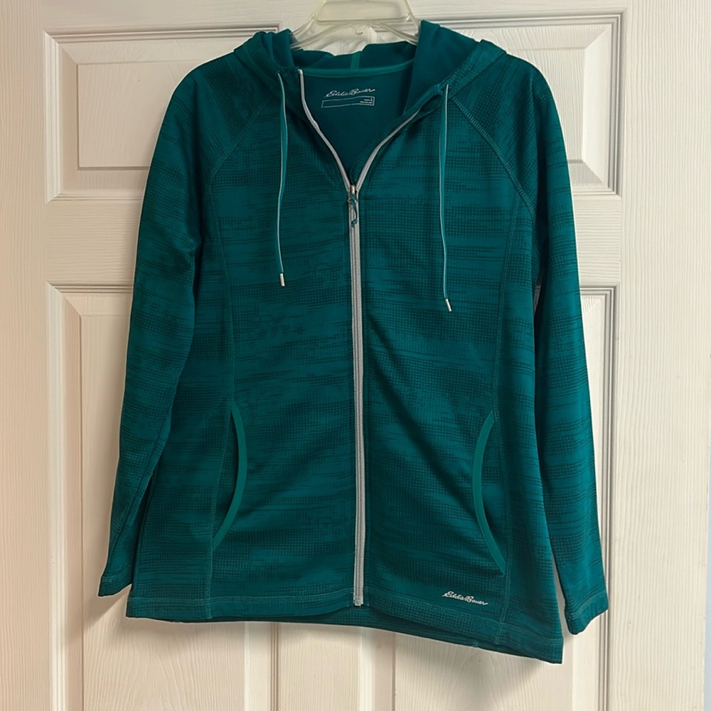 Eddie Bauer Teal Hooded Jacket